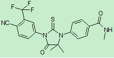 Benzamide, 4-?[3-?[4-?cyano-?3-?(trifluoromethyl)?phenyl]?-?5,?5-?dimethyl-?4-?oxo-?2-?thioxo-?1-?imidazolidinyl]?-?N-?methyl-