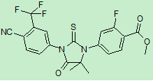 Benzoic acid, 4-?[3-?[4-?cyano-?3-?(trifluoromethyl)?phenyl]?-?5,?5-?dimethyl-?4-?oxo-?2-?thioxo-?1-?imidazolidinyl]?-?2-?fluoro-?, methyl ester