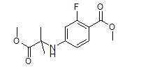 Benzoic acid, 4-?[(2-?methoxy-?1,?1-?dimethyl-?2-?oxoethyl)?amino]?-?, methyl ester